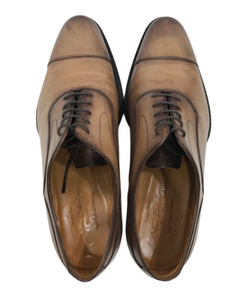 Jalan Sriwijaya（ジャランスリウァヤ）Jalan Sriwijaya (ジャランスリウァヤ) レザーシューズ ベージュ サイズ:8の古着・服飾アイテム