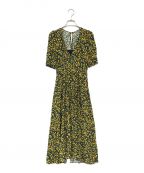 FRAY IDフレイ アイディー）の古着「レーヨンプリントワンピース」｜ネイビー