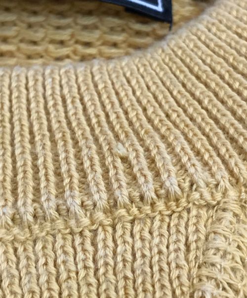 Hysteric Glamour（ヒステリックグラマー）Hysteric Glamour (ヒステリックグラマー) CRASH BABY セーター イエロー サイズ:Mの古着・服飾アイテム