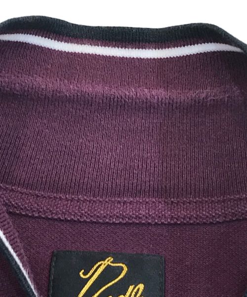 Needles（ニードルズ）Needles (ニードルズ) Shawl Collar S/S Polo パープル サイズ:Mの古着・服飾アイテム