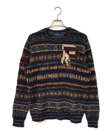 美品✨ラルフローレン ニット セーター アルパカ混 フェアアイル柄 QRタグ 中古・古着通販】POLO RALPH LAUREN (ポロ・ラルフローレン) フェア