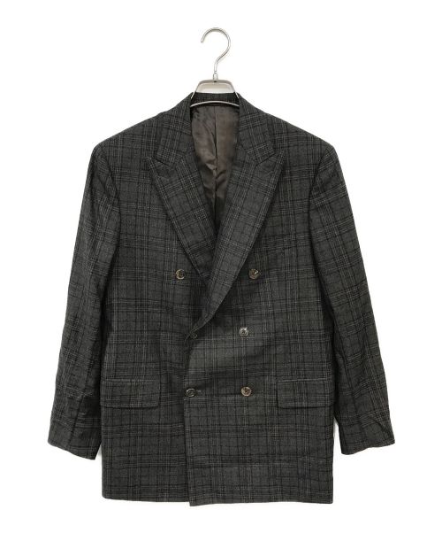 Belvest（ベルヴェスト）Belvest (ベルヴェスト) ウールダブルセットアップスーツ マルチオリーブ サイズ:50の古着・服飾アイテム