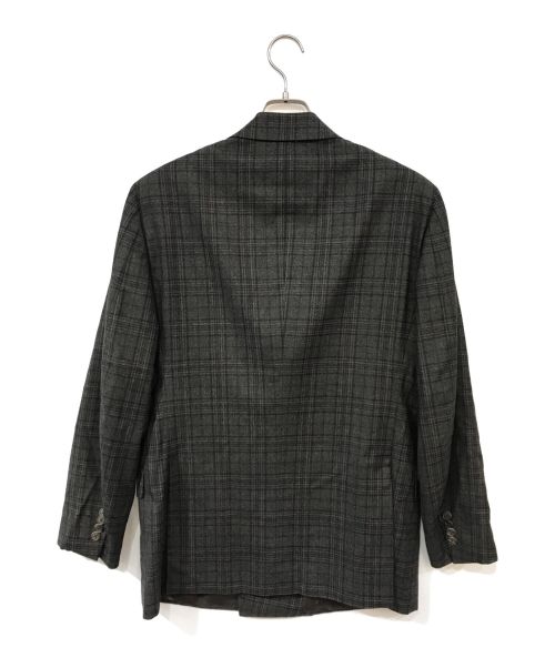 Belvest（ベルヴェスト）Belvest (ベルヴェスト) ウールダブルセットアップスーツ マルチオリーブ サイズ:50の古着・服飾アイテム