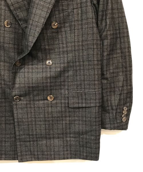 Belvest（ベルヴェスト）Belvest (ベルヴェスト) ウールダブルセットアップスーツ マルチオリーブ サイズ:50の古着・服飾アイテム