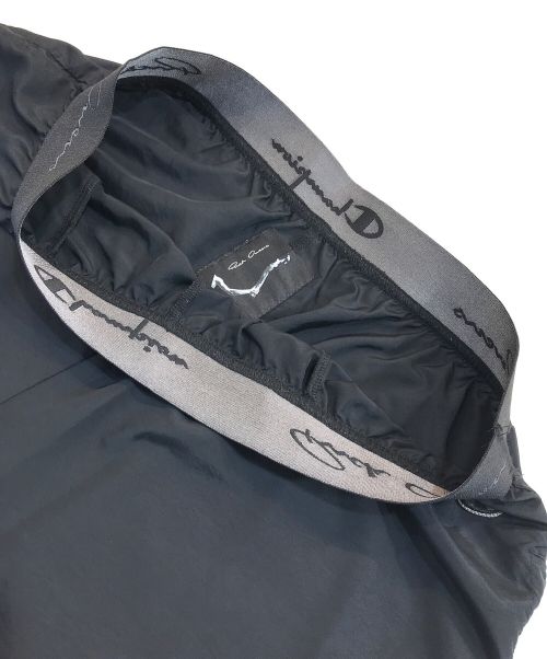 RICK OWENS（リックオウエンス）RICK OWENS (リックオウエンス) Champion (チャンピオン) ナイロントラックパンツ ブラック サイズ:Mの古着・服飾アイテム