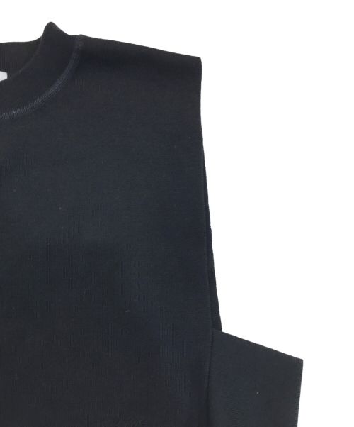 HYKE（ハイク）HYKE (ハイク) S/C/P CROPPED TOP SWEATER ブラック サイズ:記載なしの古着・服飾アイテム