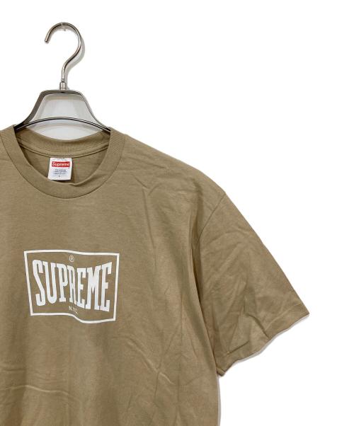SUPREME（シュプリーム）SUPREME (シュプリーム) Warm Up Tee ベージュ サイズ:Lの古着・服飾アイテム