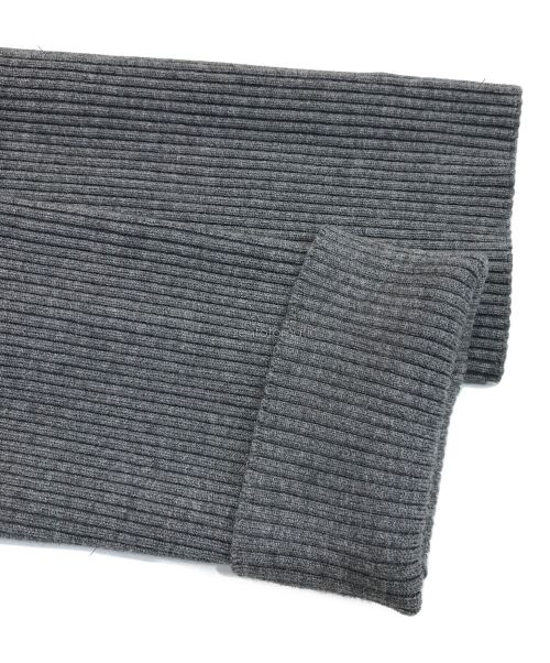 CELFORD（セルフォード）CELFORD (セルフォード) ケープデザインニットワンピース グレー サイズ:38の古着・服飾アイテム