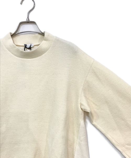 COLUMN（コラム）COLUMN (コラム) リブカットソー アイボリー サイズ:Fの古着・服飾アイテム