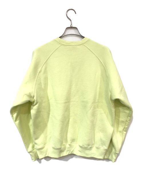 SUPREME（シュプリーム）Supreme (シュプリーム) Small Box Raglan Crewneck イエロー サイズ:Mの古着・服飾アイテム