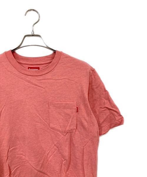 SUPREME（シュプリーム）SUPREME (シュプリーム) S/S Pocket Tee/S/Sポケットティー ピンク サイズ:SIZE Mの古着・服飾アイテム