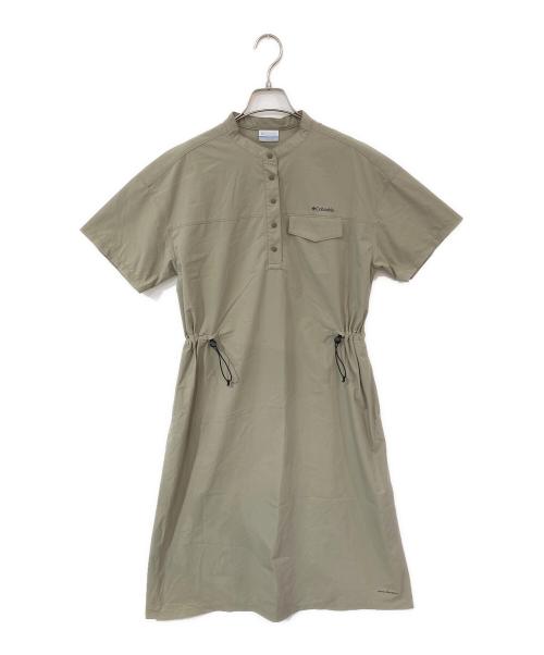 Columbia（コロンビア）Columbia (コロンビア) リヴァナパークショートスリーブドレス カーキ サイズ:Mの古着・服飾アイテム