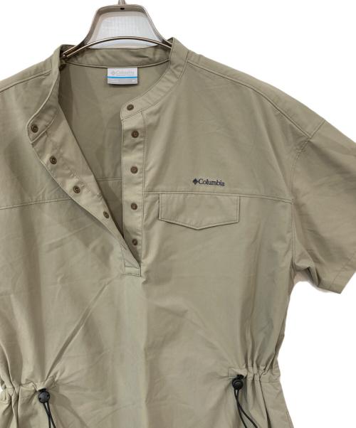 Columbia（コロンビア）Columbia (コロンビア) リヴァナパークショートスリーブドレス カーキ サイズ:Mの古着・服飾アイテム