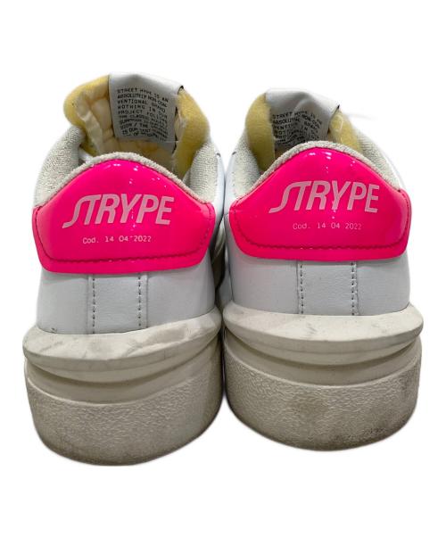 STRIPE（ストライプ）STRIPE  (ストライプ) BASIC VEGAN/ベーシックヴィーガン ホワイト サイズ:SIZE 38の古着・服飾アイテム