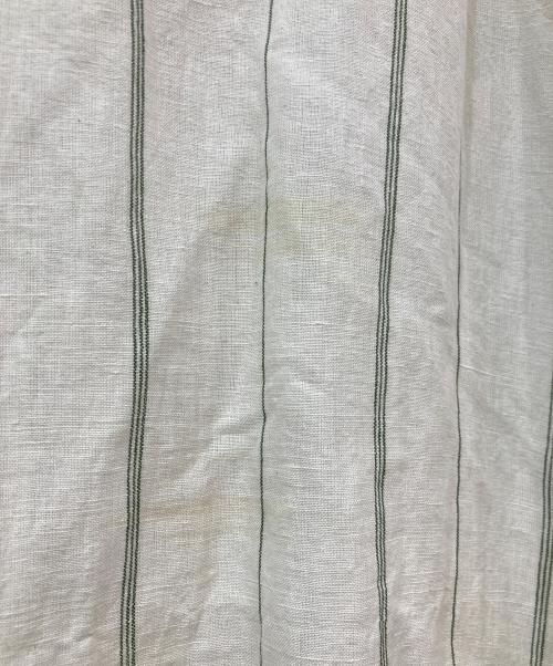 normment（ノーメント）normment (ノーメント) スキッパーリネンワンピース ベージュ サイズ:無しの古着・服飾アイテム