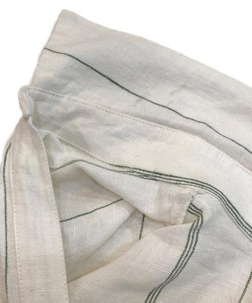 normment（ノーメント）normment (ノーメント) スキッパーリネンワンピース ベージュ サイズ:無しの古着・服飾アイテム