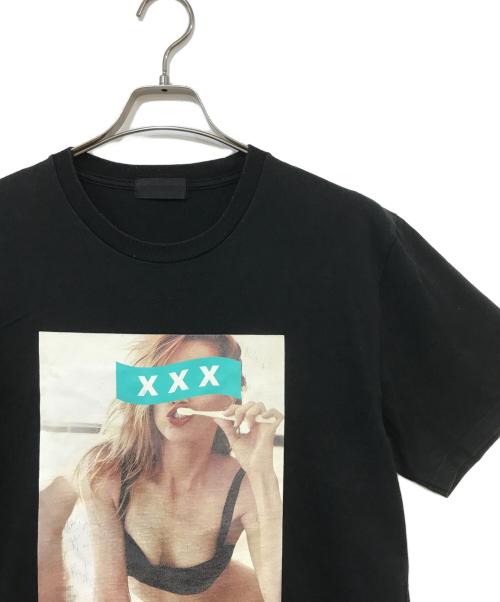 GOD SELECTION XXX（ゴッドセレクショントリプルエックス）GOD SELECTION XXX (ゴッドセレクショントリプルエックス) アンバーハードＴ ブラック サイズ:Lの古着・服飾アイテム