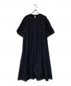 Thousand Mileサウザンドマイル）の古着「ステッチワンピース」｜ブラック