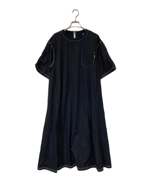 Thousand Mile（サウザンドマイル）Thousand Mile (サウザンドマイル) ステッチワンピース ブラック サイズ:Fの古着・服飾アイテム