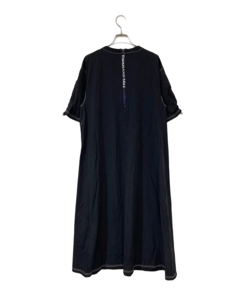 Thousand Mile（サウザンドマイル）Thousand Mile (サウザンドマイル) ステッチワンピース ブラック サイズ:Fの古着・服飾アイテム