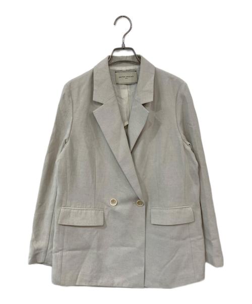 UNITED ARROWS（ユナイテッドアローズ）UNITED ARROWS (ユナイテッドアローズ) NATULIKEテーラードジャケット ベージュ サイズ:40の古着・服飾アイテム