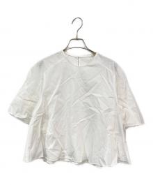 LEE MATHEWS（リー マシュー）の古着「コットンフレアブラス」｜ホワイト