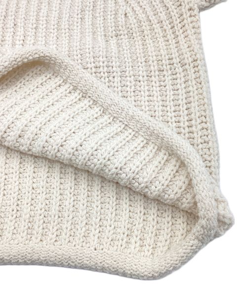 BATONER（バトナ―）BATONER (バトナ―) ウール チャンキー シグネチャー ハイネック ニット ベージュ サイズ:1の古着・服飾アイテム