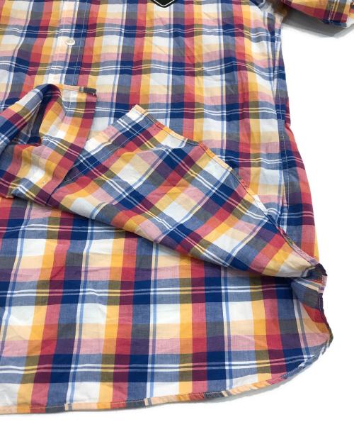 F.C.Real Bristol（エフシーレアルブリストル）F.C.Real Bristol (エフシーレアルブリストル) CHECK B.D SHIRT オレンジ サイズ:XLの古着・服飾アイテム