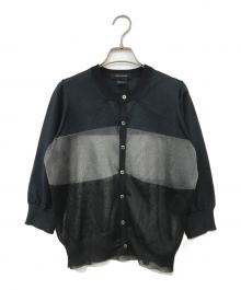 NAKAGAMI（ナカガミ）の古着「丸首カーディガン」｜ブラック
