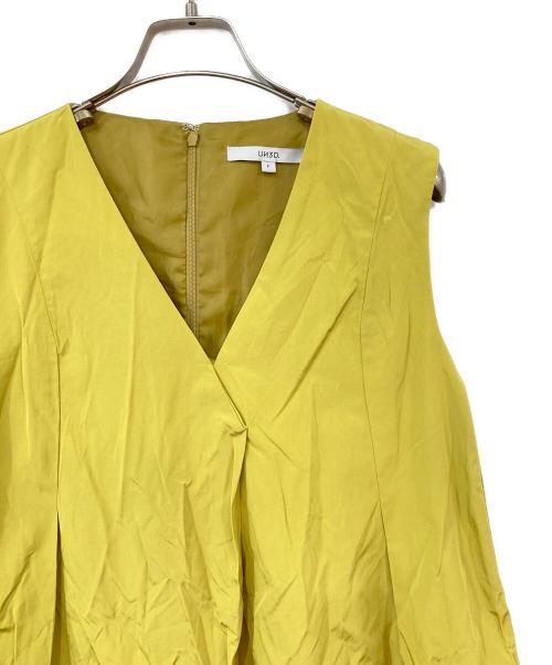 UN3D.（アンスリード）UN3D. (アンスリード) ノースリーブワンピース イエロー サイズ:SIZE Freeの古着・服飾アイテム