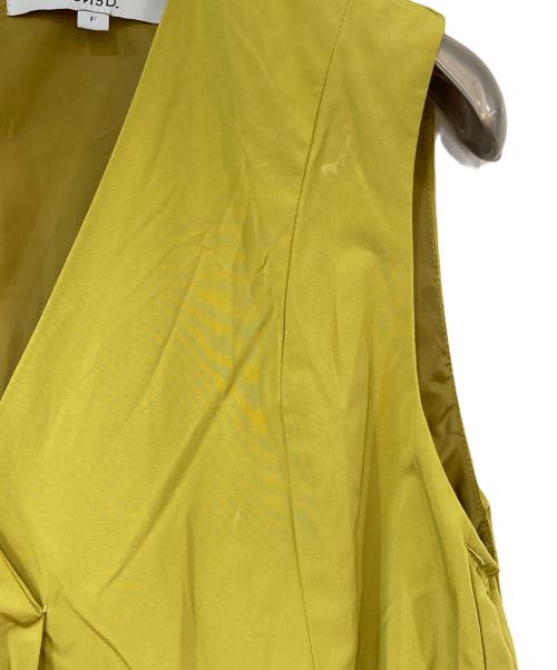 UN3D.（アンスリード）UN3D. (アンスリード) ノースリーブワンピース イエロー サイズ:SIZE Freeの古着・服飾アイテム