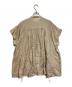 Spick and Span (スピックアンドスパン) コットンリネンギャザーフレンチスリーブシャツ ベージュ サイズ:記載なし：3000円