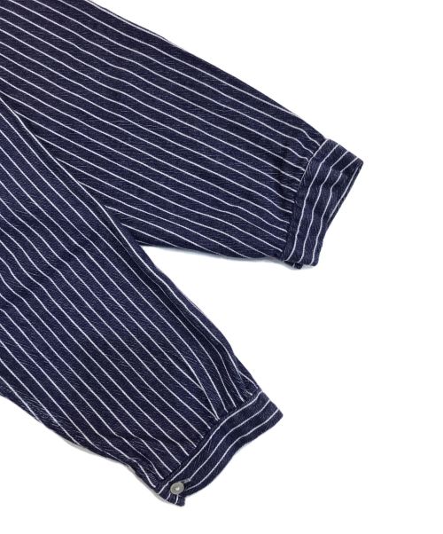 GERARDI（ジェラダ）GERARDI (ジェラダ) ストライプ・プルオーバー・フィシャーマンシャツ ネイビー サイズ:XLの古着・服飾アイテム