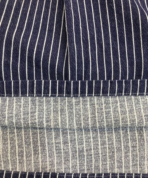 GERARDI（ジェラダ）GERARDI (ジェラダ) ストライプ・プルオーバー・フィシャーマンシャツ ネイビー サイズ:XLの古着・服飾アイテム