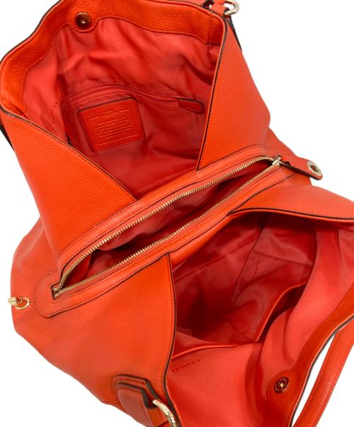 COACH（コーチ）COACH (コーチ) ハンドバッグ オレンジの古着・服飾アイテム