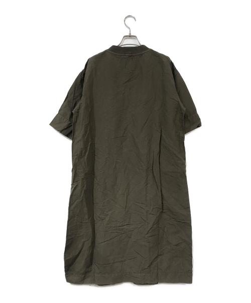 MHL（エムエイチエル）MHL (エムエイチエル) DRY COTTON LINEN OP カーキ サイズ:1の古着・服飾アイテム