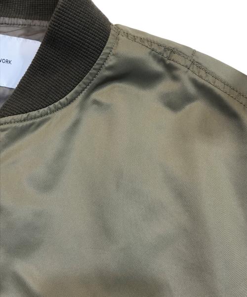 FRAMeWORK（フレームワーク）FRAMeWORK (フレームワーク) ナイロンツイルMA-1 6 カーキ サイズ:SIZE 36の古着・服飾アイテム