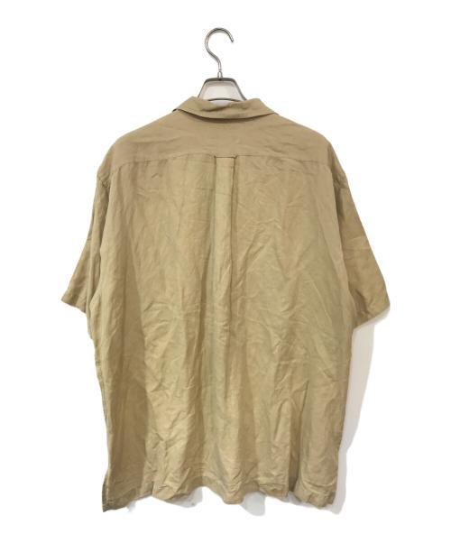 POLO RALPH LAUREN（ポロ・ラルフローレン）POLO RALPH LAUREN (ポロ・ラルフローレン) 90’Sシルクリネンシャツ ベージュ サイズ:SIZE XXLの古着・服飾アイテム