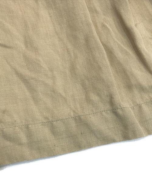 POLO RALPH LAUREN（ポロ・ラルフローレン）POLO RALPH LAUREN (ポロ・ラルフローレン) 90’Sシルクリネンシャツ ベージュ サイズ:SIZE XXLの古着・服飾アイテム