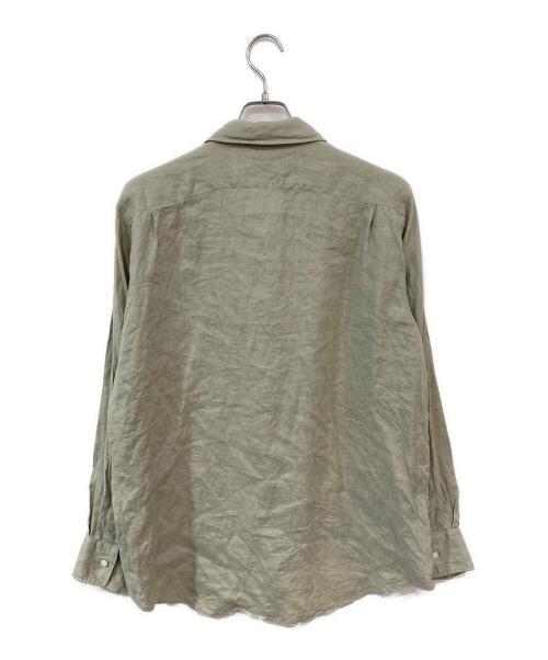 MARKWARE（マーカウェア）MARKWARE (マーカウェア) W COLLAR SHIRT HEMP ベージュ サイズ:2の古着・服飾アイテム