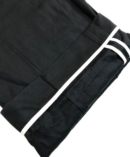 kayle（ケイル）KAYLE (ケイル) HIGH COUNT GABARDINE BELT DESIGN PANTS ブラック サイズ:Sの古着・服飾アイテム