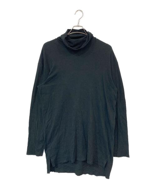 s'yte（サイト）s'yte (サイト) DOUBLE-FACE COTTON JERSEY TURTLENECK/ダブルフェイスコットンジャージータートルネック ブラック サイズ:SIZE Lの古着・服飾アイテム
