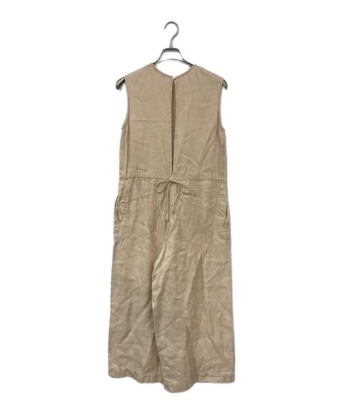 45R（フォーティファイブ・アール）45R (フォーティーファイブアール) リネンオールインワン ベージュ サイズ:2の古着・服飾アイテム