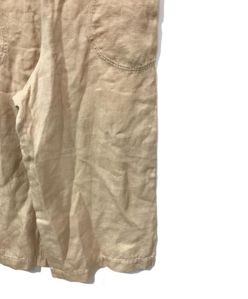 45R（フォーティファイブ・アール）45R (フォーティーファイブアール) リネンオールインワン ベージュ サイズ:2の古着・服飾アイテム