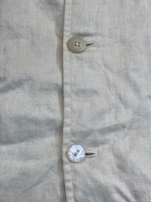 POLO RALPH LAUREN（ポロ・ラルフローレン）POLO RALPH LAUREN (ポロ・ラルフローレン) リネンカバーオール ベージュ サイズ:Lの古着・服飾アイテム