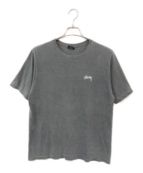 stussy（ステューシー）stussy (ステューシー) ジャズマンプリントTシャツ グレー サイズ:SIZE Mの古着・服飾アイテム