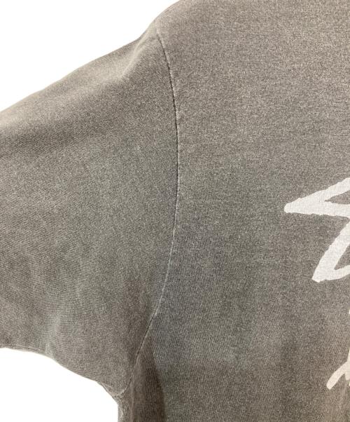 stussy（ステューシー）stussy (ステューシー) ジャズマンプリントTシャツ グレー サイズ:SIZE Mの古着・服飾アイテム