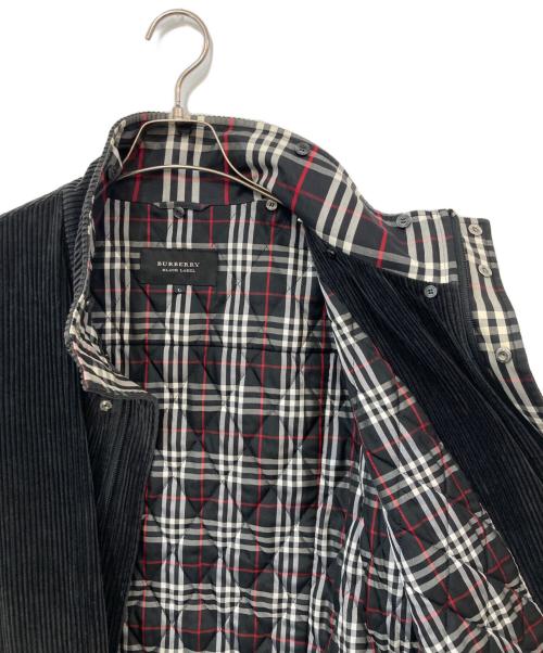 BURBERRY BLACK LABEL（バーバリーブラックレーベル）BURBERRY BLACK LABEL (バーバリーブラックレーベル) コーデュロイジャケット ブラック サイズ:SIZE Lの古着・服飾アイテム