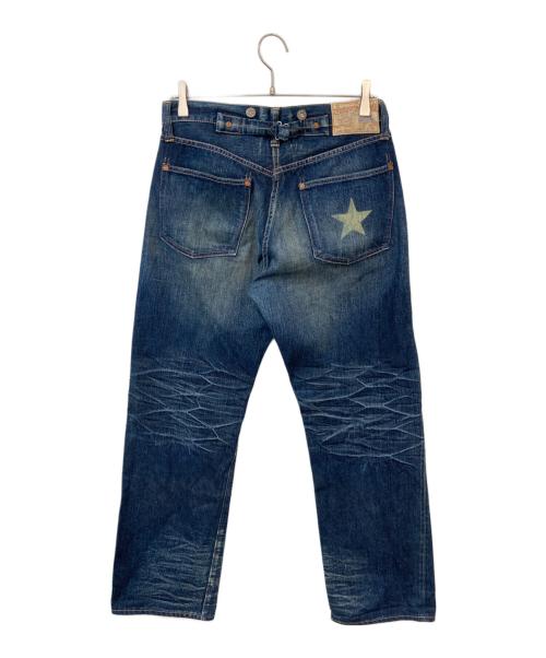 SUGAR CANE（シュガーケーン）SUGAR CANE (シュガーケーン) 001 STAR PRINT DENIM PANTS/001スタープリントデニムパンツ インディゴ サイズ:SIZE 78.5cm (W31)の古着・服飾アイテム