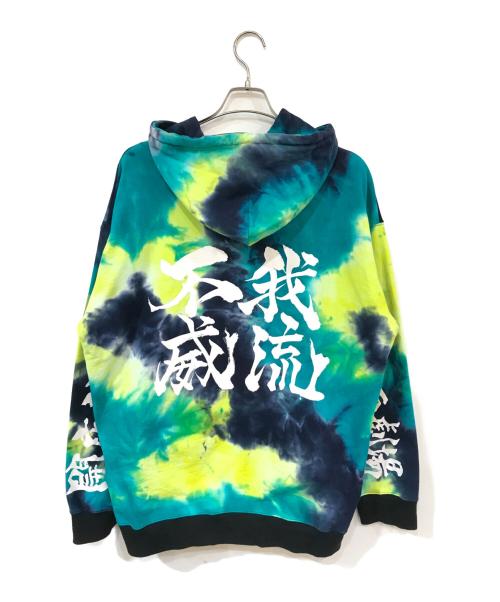 GALFY（ガルフィー）GALFY (ガルフィー) TYE DYE SET UP/タイダイセットアップ グリーン サイズ:SIZE XLの古着・服飾アイテム